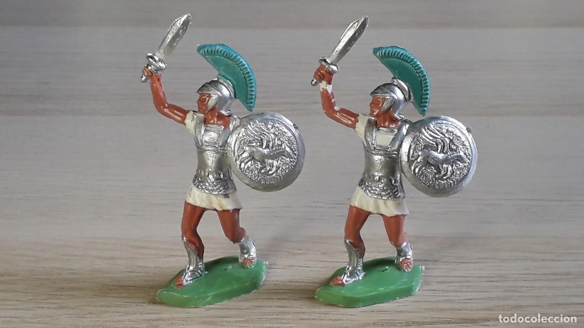 Figuras de Goma y PVC: Soldados Cartagineses, pl&aacute;stico, GBM Batalla Metauro, Rojas y Malaret Spain tipo Jecsan, a&ntilde;os 60.