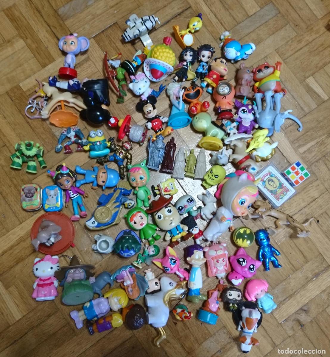 Figuras de Goma y PVC: GRAN LOTE DE FIGURAS MU&Ntilde;ECOS Y JUGUETES