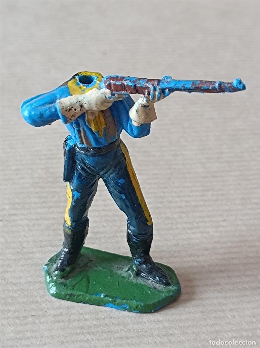 Figuras de Goma y PVC: FIGURA DE PL&Aacute;STICO JECSAN SERIE YANQUIS RIN TIN TIN - DESCABEZADOS JECSAN