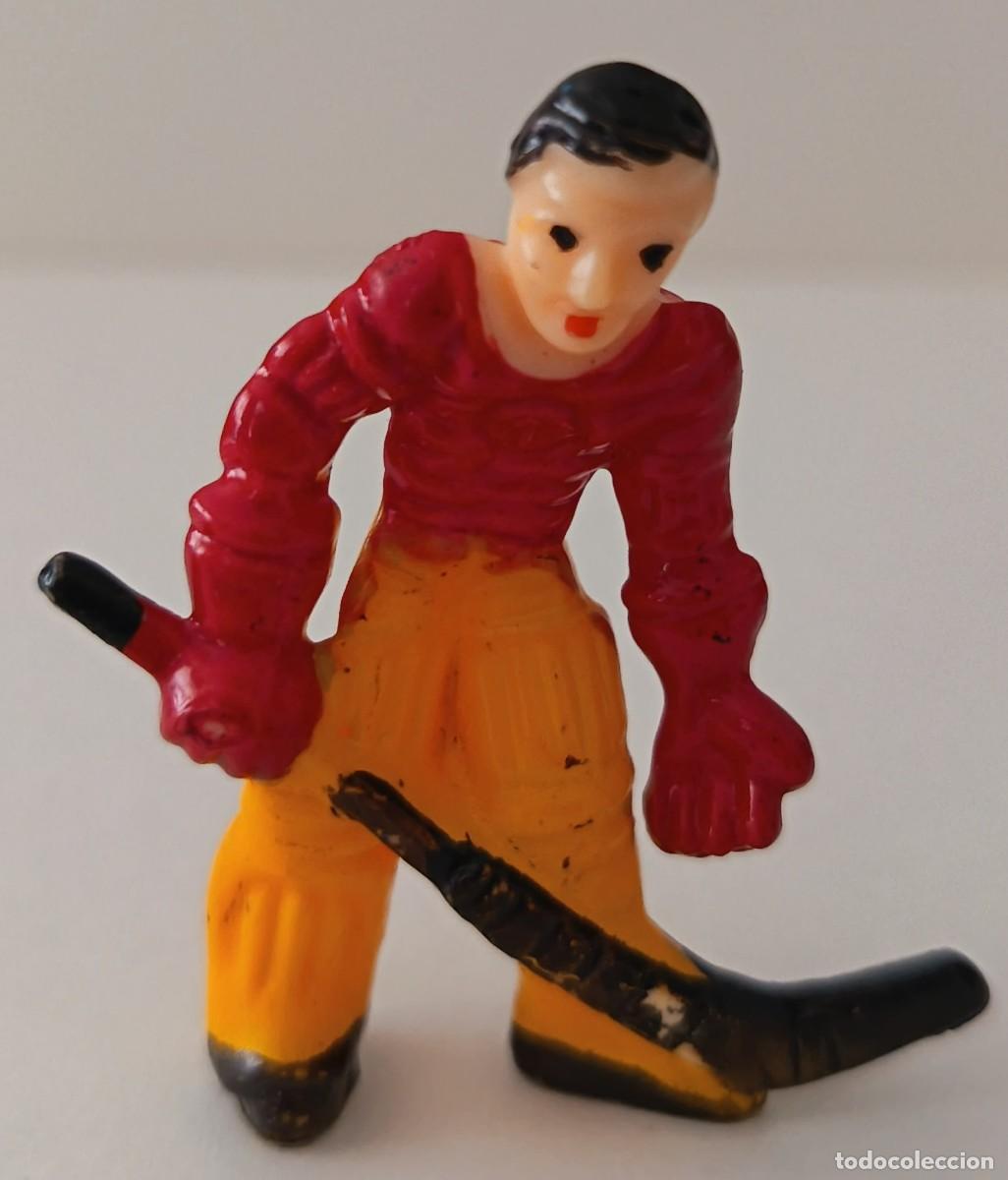 Figuras de Goma y PVC: Mu&ntilde;eco Peque&ntilde;o. Vintage. Jugador de hokey Bakery Crafts. Party - Cake. Toppers.