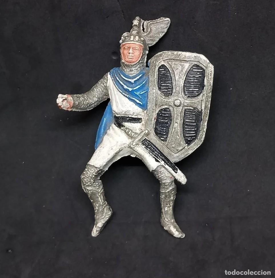 Figuras de Goma y PVC: PECH SERIE HISTORICOS JAIME I DE GOMA SIN CABALLO GUERRERO MEDIEVAL ORIGINAL A&Ntilde;OS 50-60 RTOY