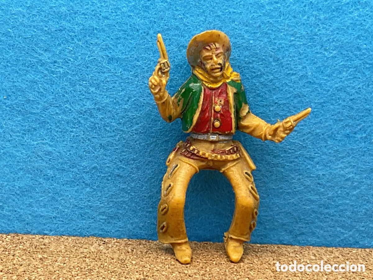 Figuras de Goma y PVC: ANTIGUA FIGURA DEL OESTE EN PLASTICO . COWBOY DE LAFREDO. A&Ntilde;OS 50/60 MADE IN SPAIN