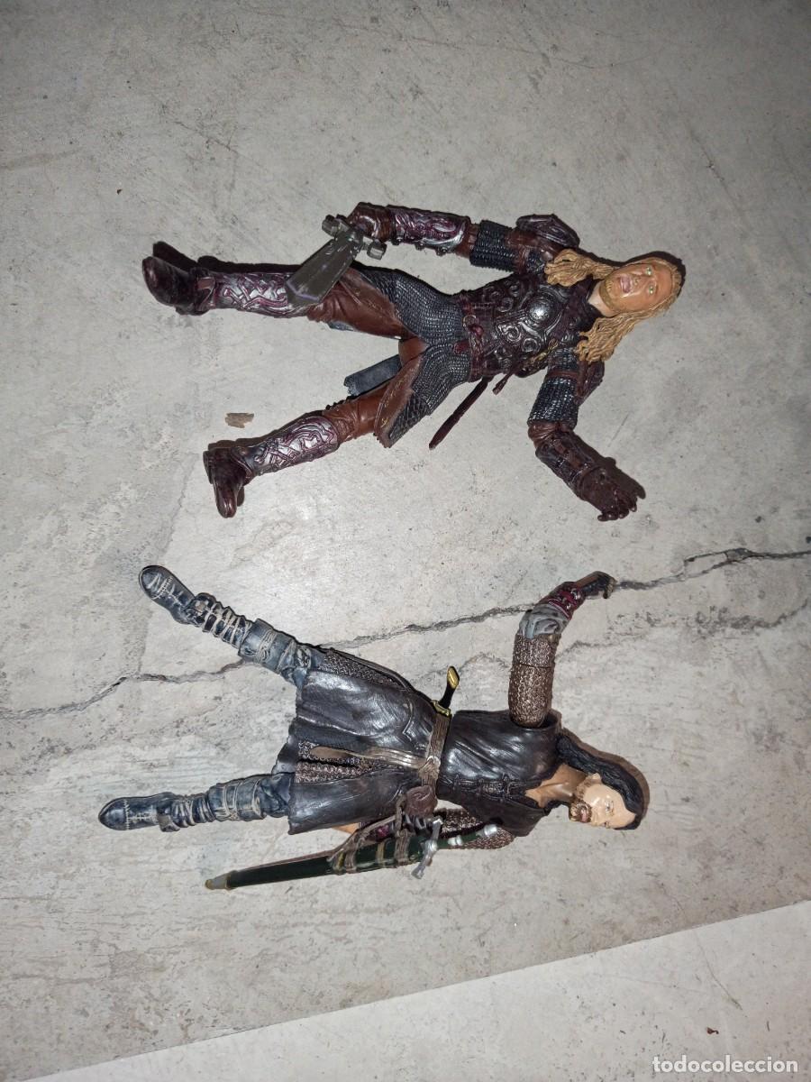 Figuras de Goma y PVC: Lote dos figuras se&ntilde;or de los anillos
