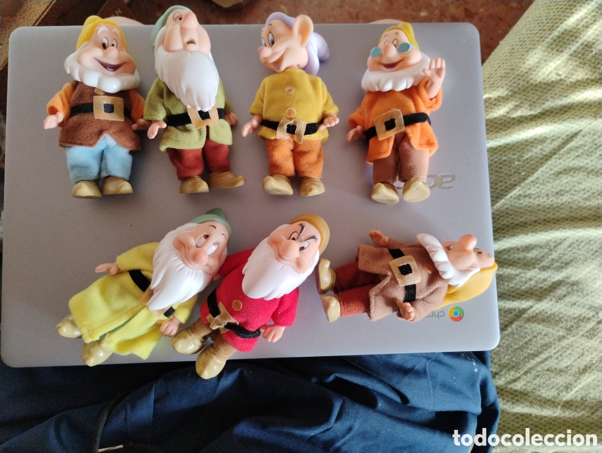 Figuras de Goma y PVC: Los siete enanitos de Disney
