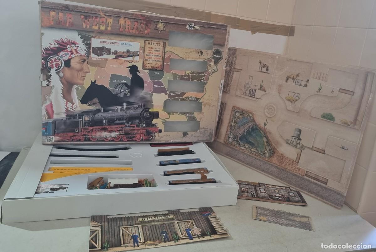Gummi- und PVC-Figuren: Far west train en su caja original