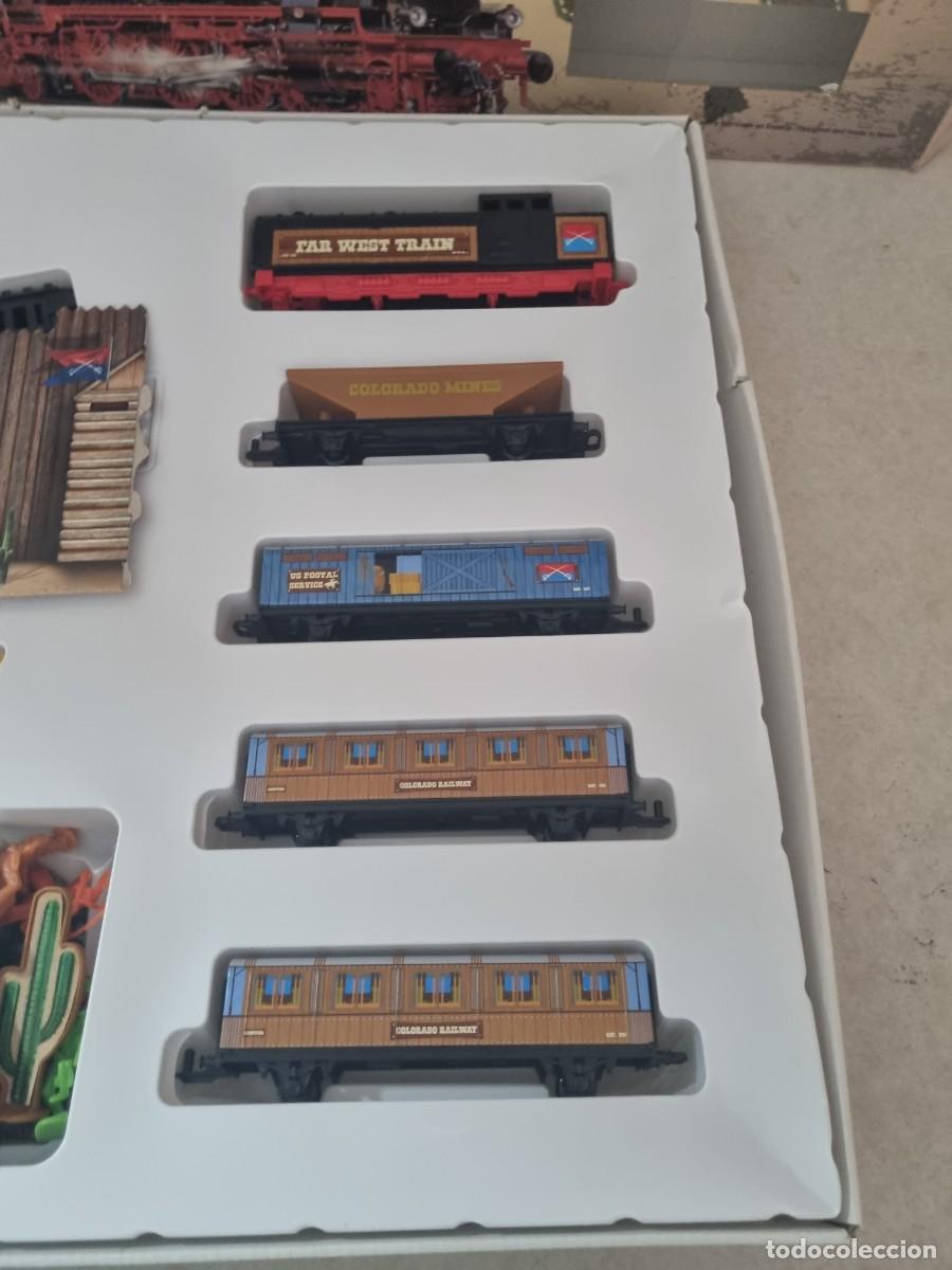 Figuras de goma y PVC: Far west train en su caja original - Foto 8
