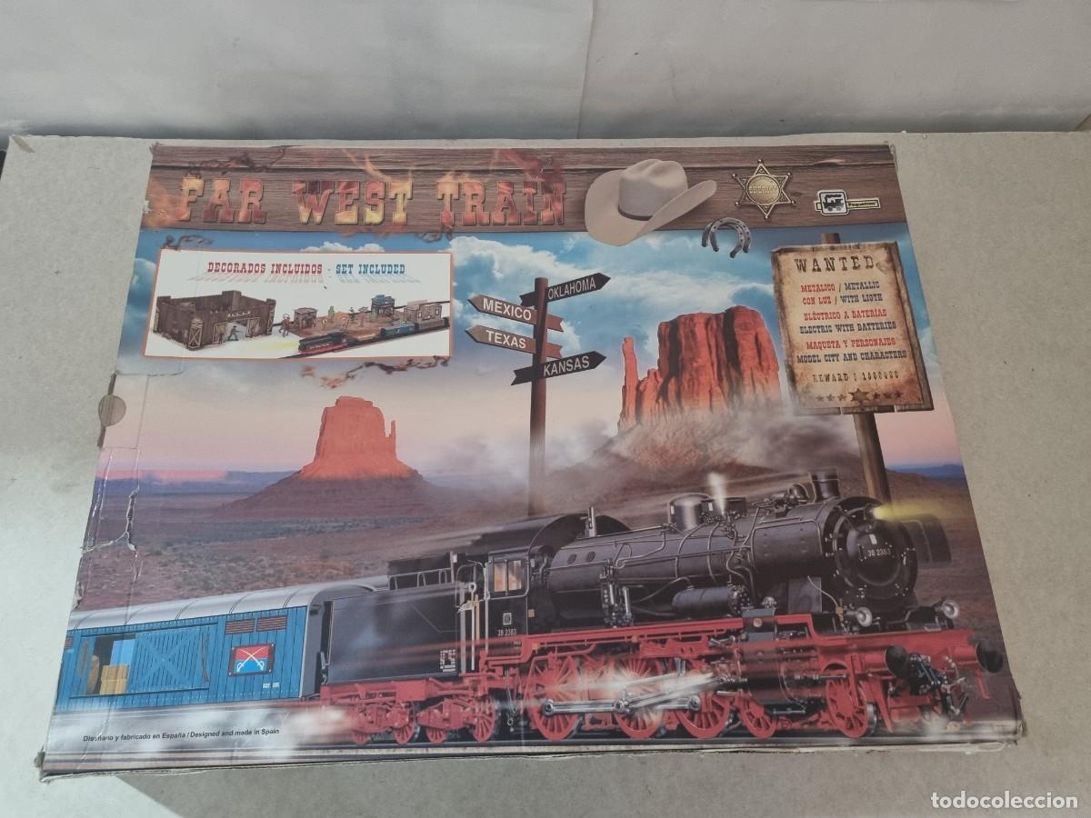 Figuras de goma y PVC: Far west train en su caja original - Foto 29