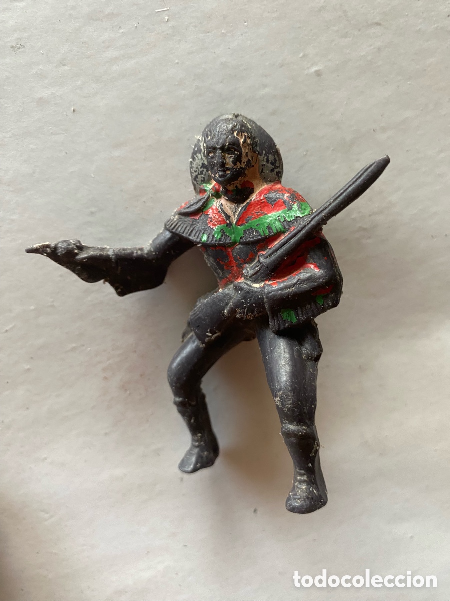 Figuras de Goma y PVC: Raro cowboy vaquero Antonio Rodr&iacute;guez a&ntilde;os 50