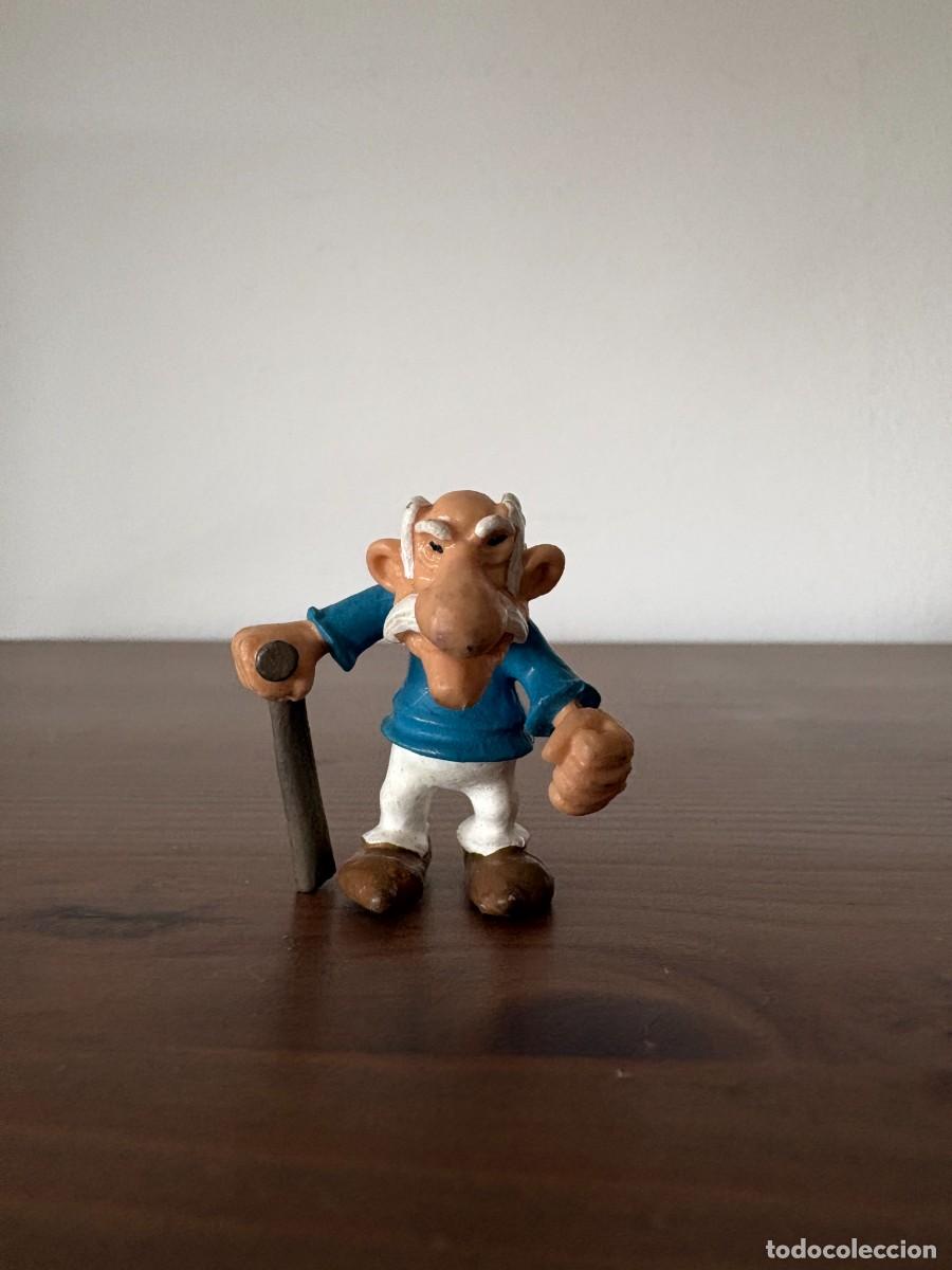 Figuras de Goma y PVC: FIGURA PVC ABUELO BASTON 1994 GOSCINNY BELGICA ASTERIX Y OBELIX BUEN ESTADO