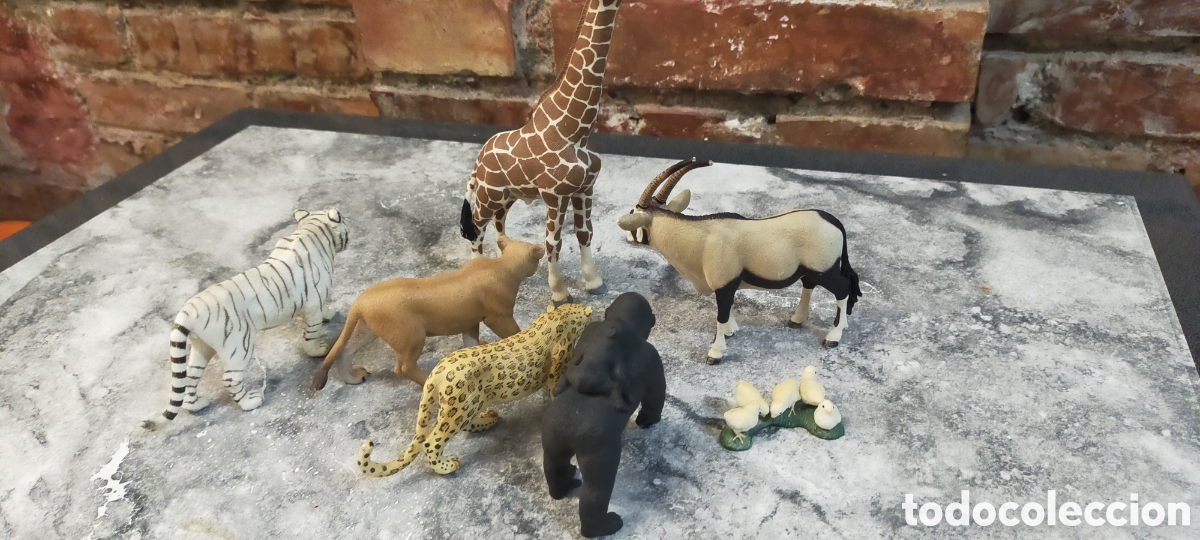 Figuras de goma y PVC: 8 Figuras de Animales Schleich - Foto 8