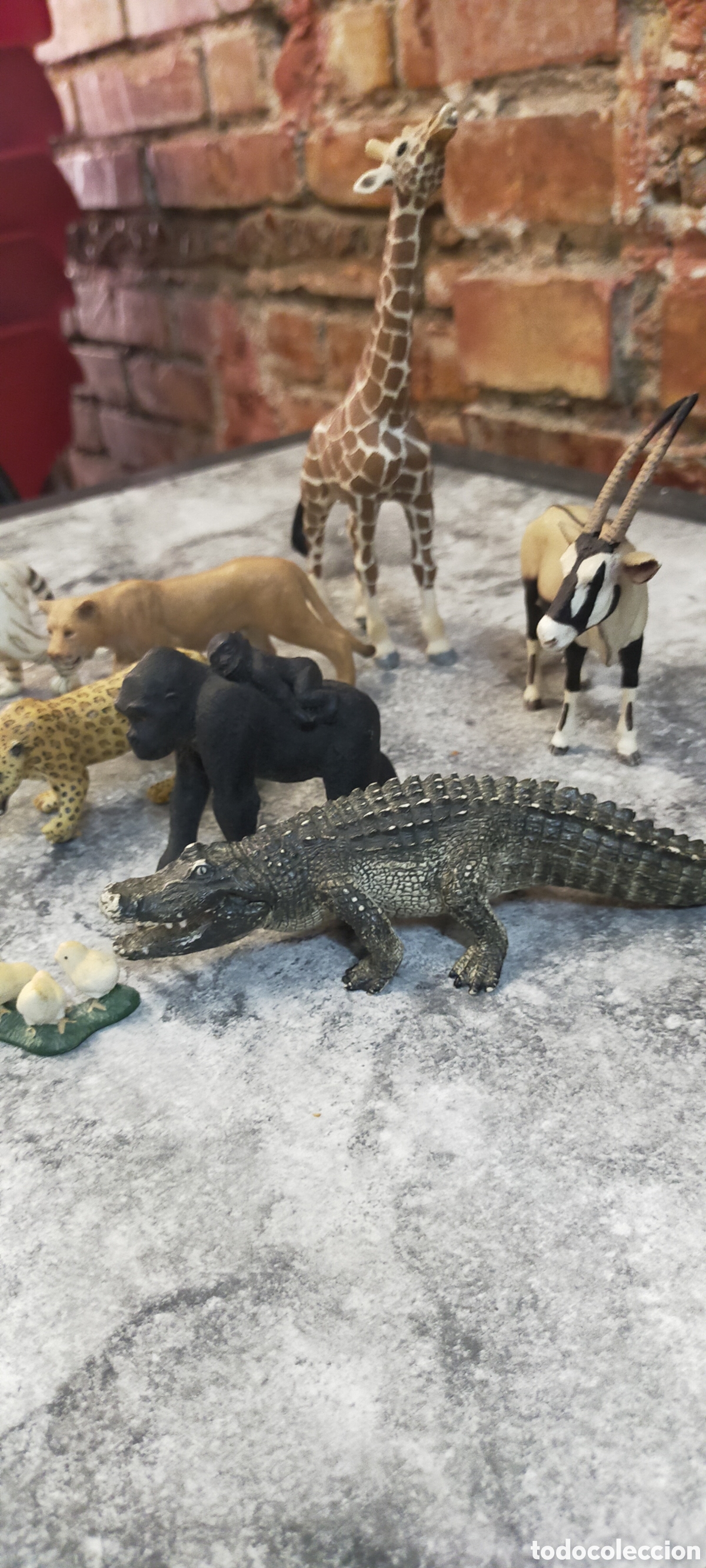 Figuras de Goma y PVC: 8 Figuras de Animales Schleich