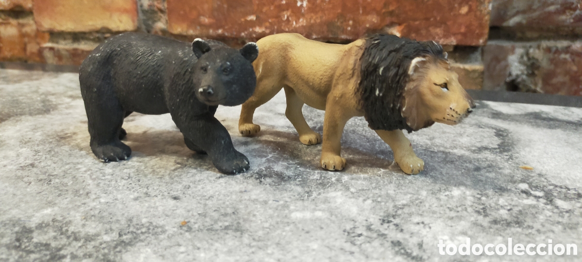 Figuras de Goma y PVC: Le&oacute;n y Oso de Goma MOJO