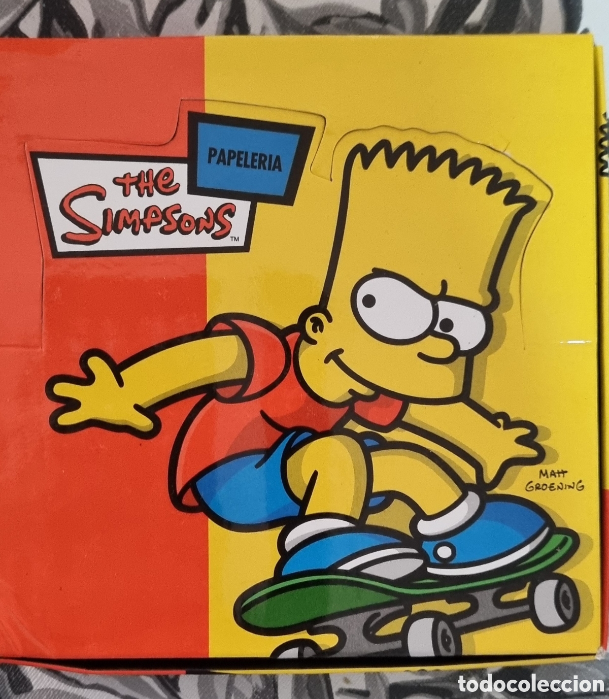 Figuras de Goma y PVC: Caja de gomas de borrar delo simpson 20 unidades