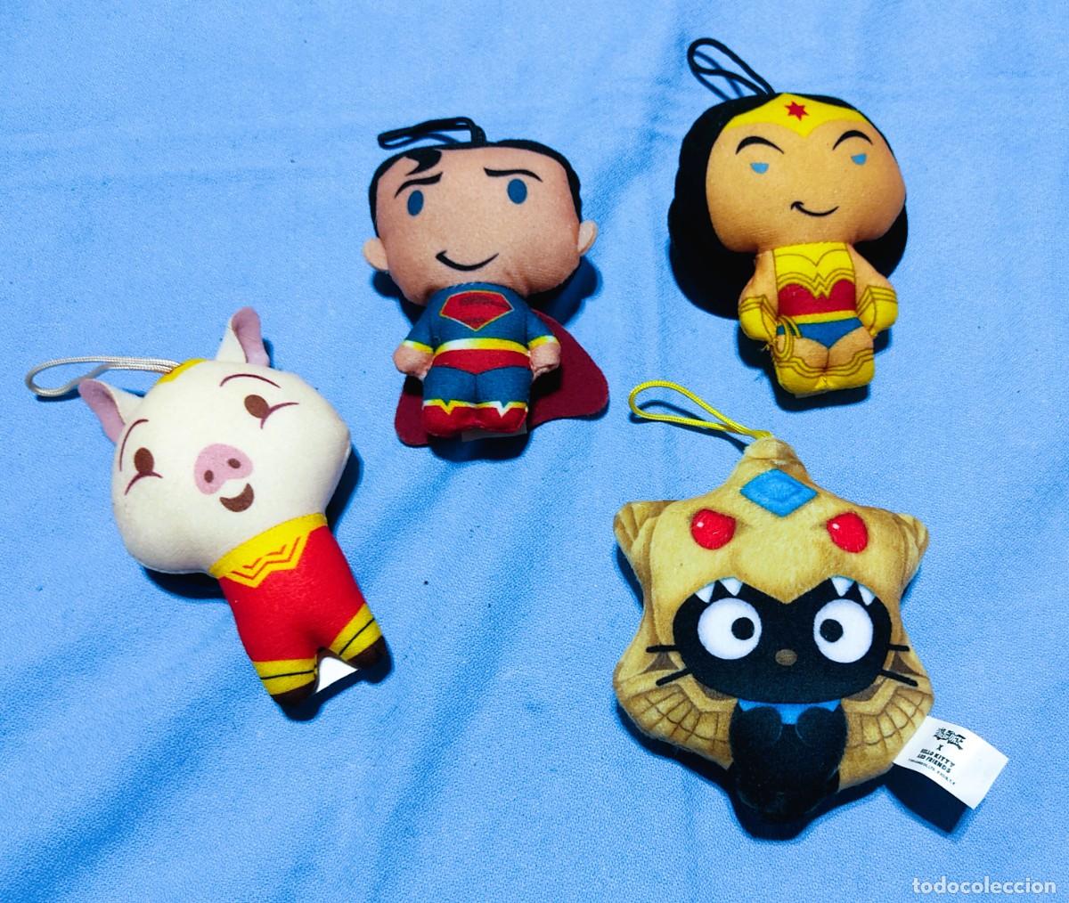 Figuras de Goma y PVC: LOTE DE FIGURAS PROMOCIONALES DEL MCDONALD'S PELUCHES SUPERMAN WONDER WOMAN ETC