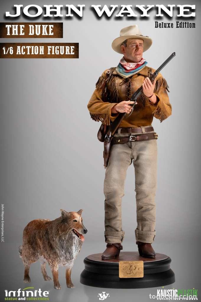 Figuras de Goma y PVC: Figura John Wayne Escala 1/6 Deluxe Kaustic Plastik