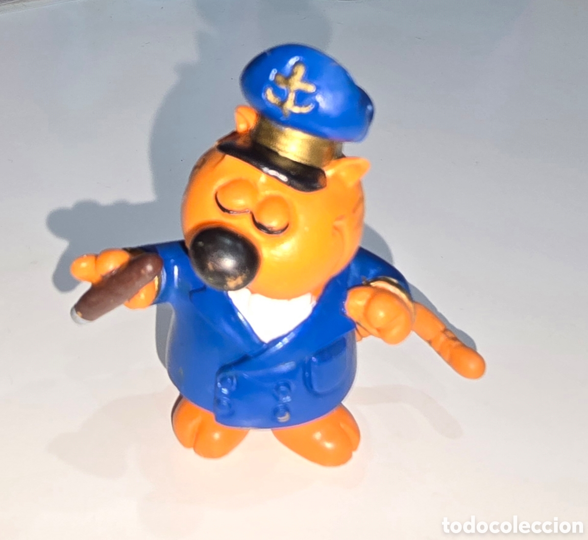 Figuras de Goma y PVC: Figura pvc Comics Spain Isidoro el gato capit&aacute;n barco mu&ntilde;eco