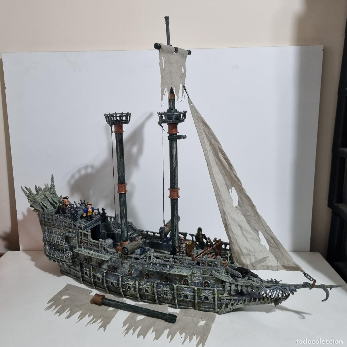 Figuras de Goma y PVC: Barco Fantasma Pirata Holandes Errante Mega Bloks Piratas del Caribe