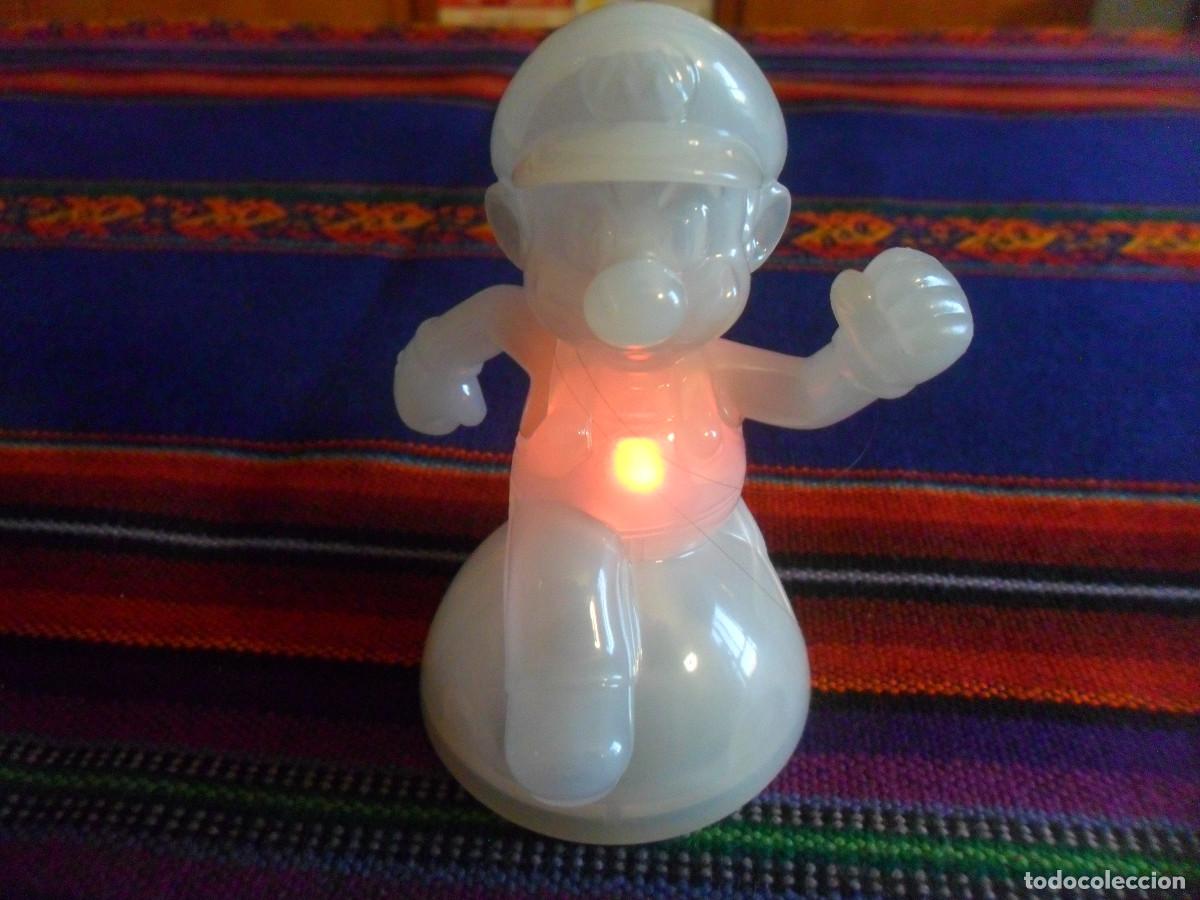 Figuras de Goma y PVC: FIGURA SUPER MARIO BROS CORRIENDO CON LUZ McDONALD'S 8 CMS. RARA.