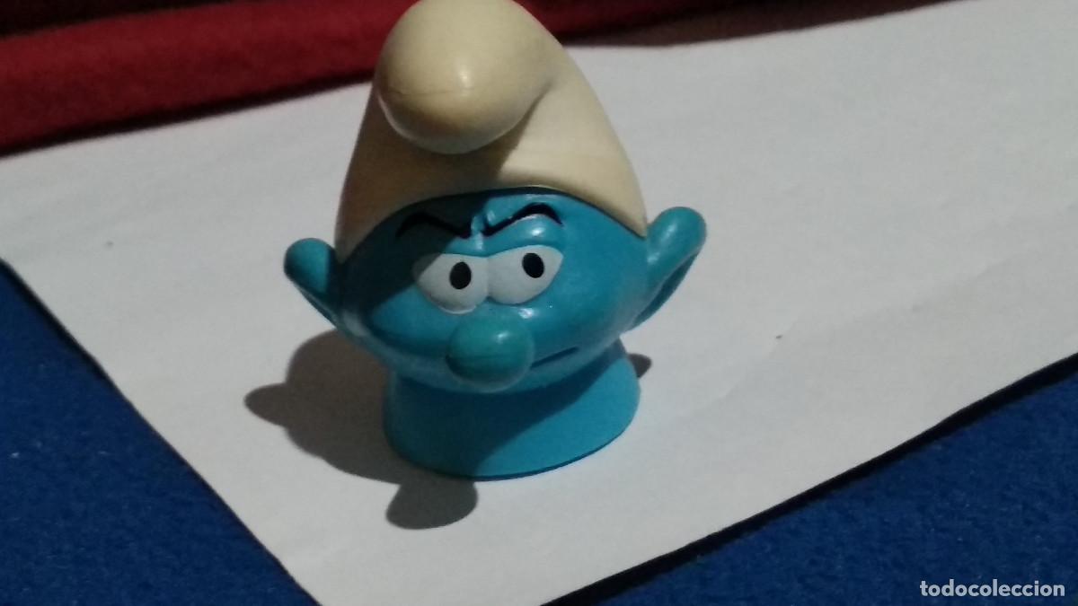 Figuras de Goma y PVC: FIGURA O MU&Ntilde;ECO GOMA PVC - PITUFO GRU&Ntilde;ON - PEYO