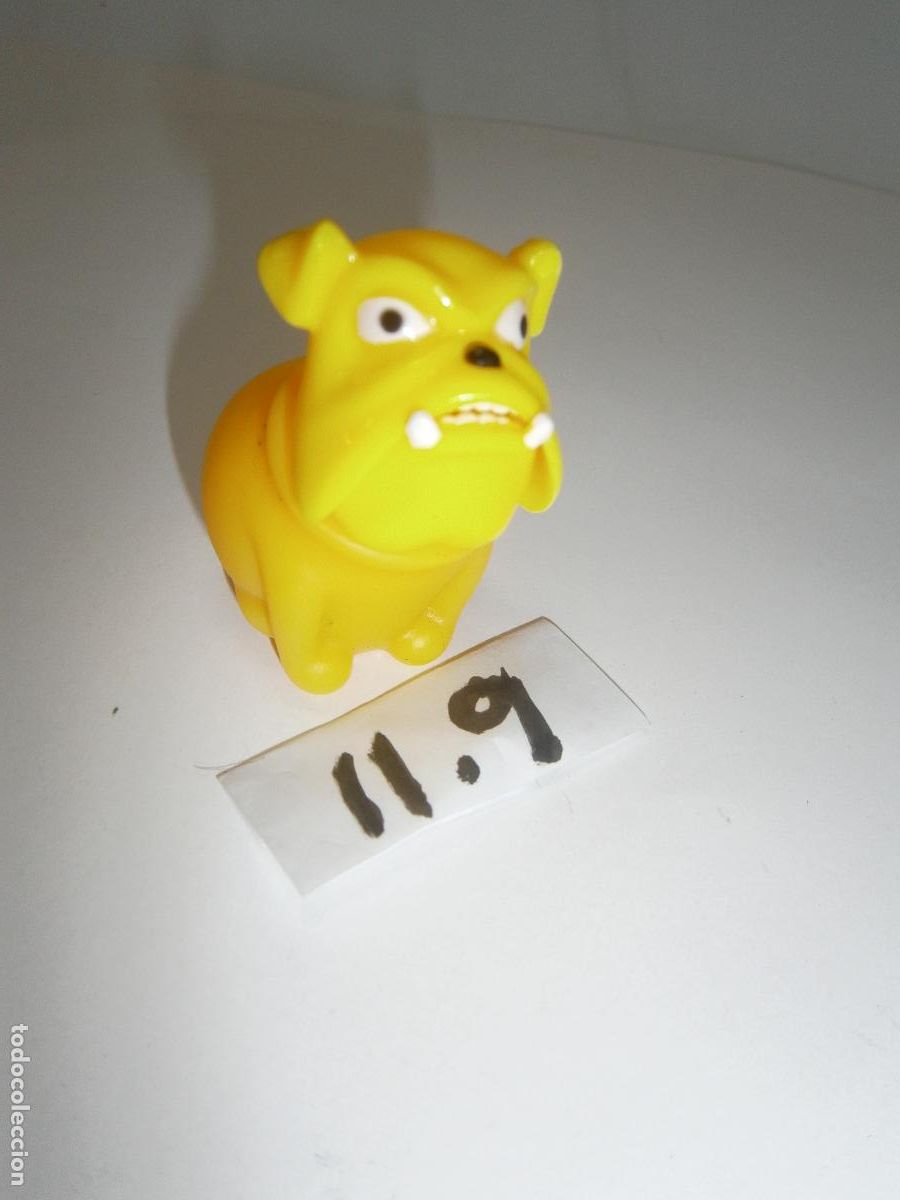 Figuras de Goma y PVC: FIGURA DE GOMA O PVC - BULLDOG INTERACTIVO (APRETAS Y ABRE LA GRAN BOCA)