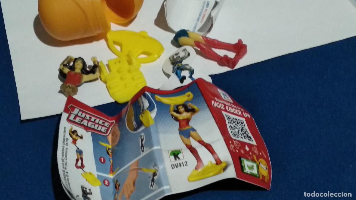 Figuras de Goma Kinder: FIGURA KINDER CON BPZ Y ENEMIGO LIGA DE LA JUSTICIA/JUSTICE LEAGUE/DC COMICS - 2020 - WONDER WOMAN