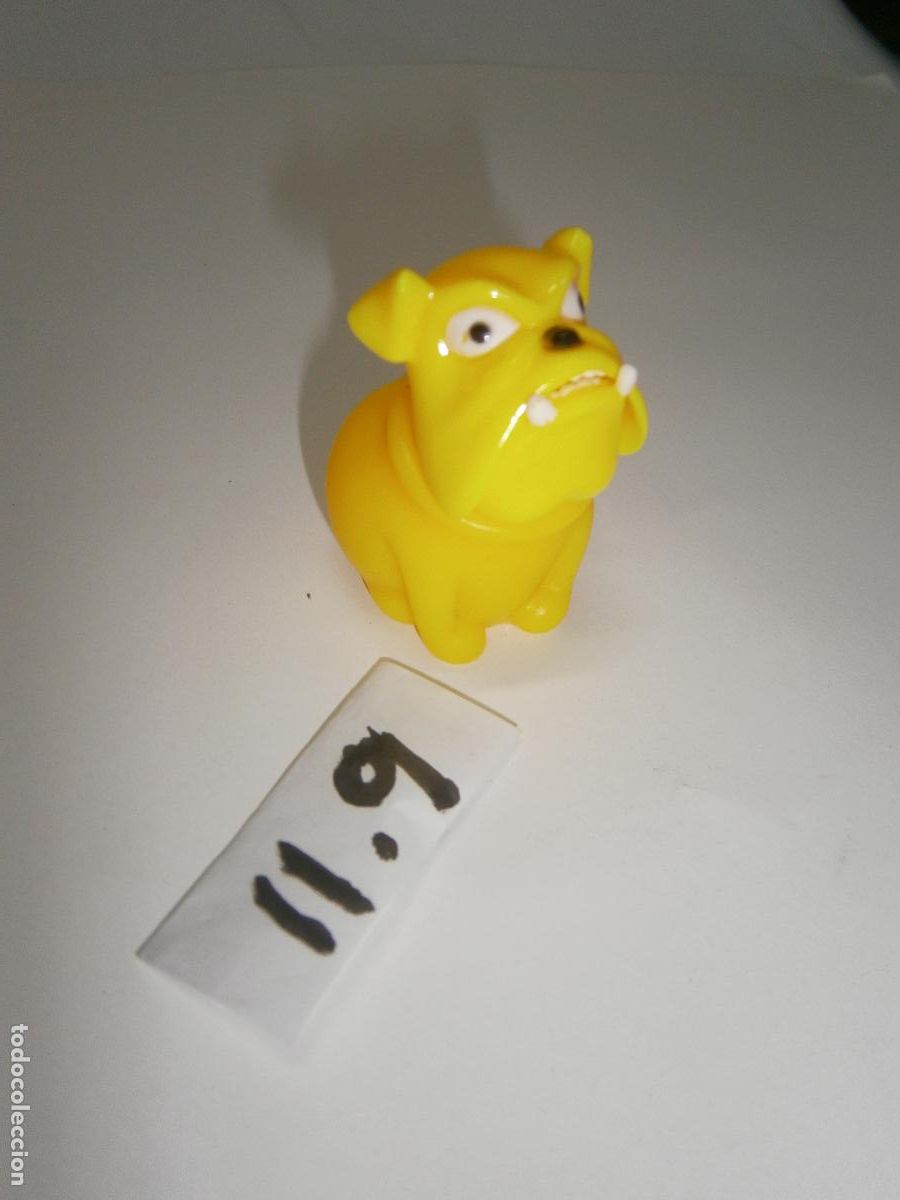 Figuras de Goma y PVC: FIGURA DE GOMA O PVC - BULLDOG INTERACTIVO (APRETAS Y ABRE LA GRAN BOCA)