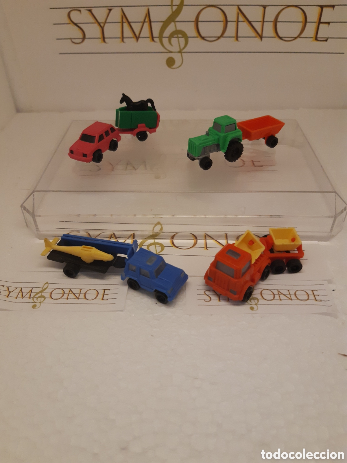 Figuras de Goma Kinder: Serie k95 n45 n46 n47 n48 kinder sorpresa coche auto remolque