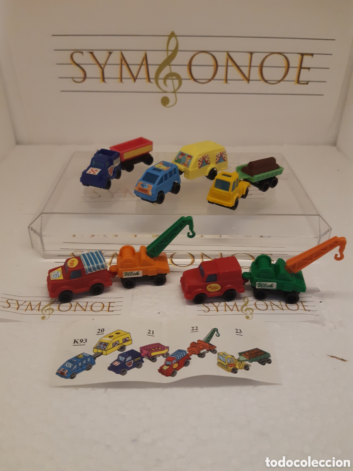 Figuras de Goma Kinder: Serie completa caravana K93 n21 n22 n23 n24