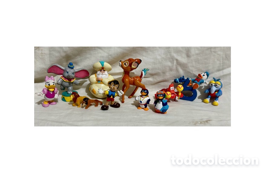 Figuras de Goma y PVC: Disney, Muppets&hellip; lote vintage de 12 figuritas de pvc.