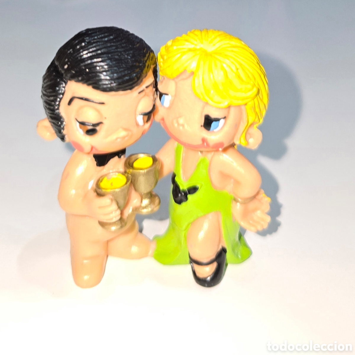 Figuras de Goma y PVC: Figura pvc Comics Spain pareja novios Amor es... mu&ntilde;eco colecci&oacute;n a&ntilde;os 80 90