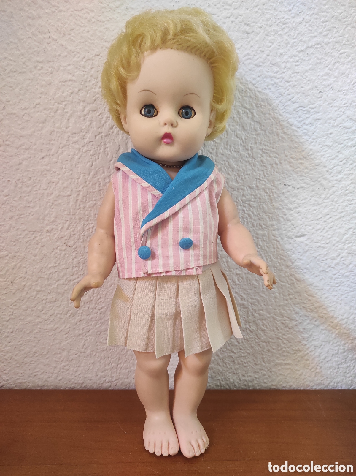 Figuras de Goma y PVC: Mu&ntilde;eca de goma italiana. Ejemplar &Uacute;nico