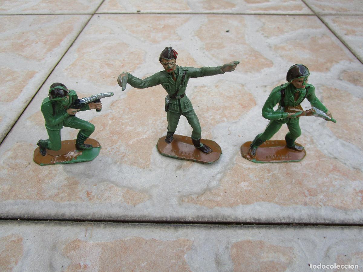 Figuras de Goma y PVC: Tres soldados italianos de Comansi
