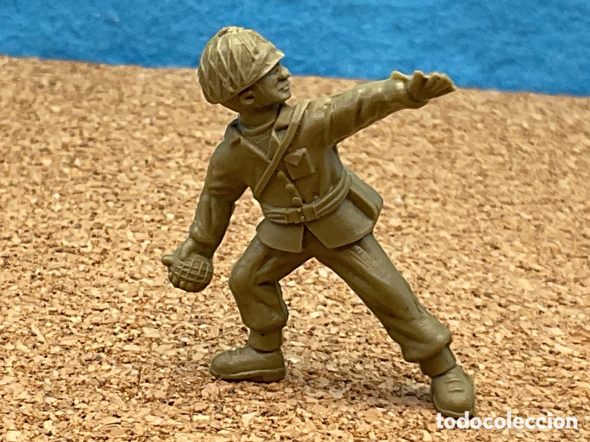 Figuras de Goma y PVC: ANTIGUA FIGURA DE SOLDADO AMERICANO . COLECCION &rdquo; HAZA&Ntilde;AS Y COMBATE&rdquo;. COLECCIONISMO DUNKIN