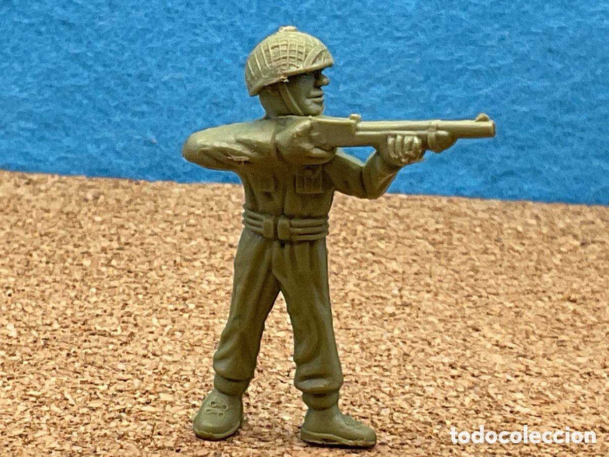 Figuras de Goma y PVC: ANTIGUA FIGURA DE SOLDADO AMERICANO . COLECCION &rdquo; HAZA&Ntilde;AS Y COMBATE&rdquo;. COLECCIONISMO DUNKIN