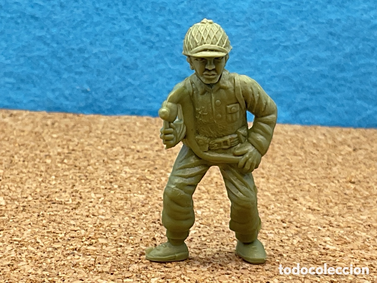 Figuras de Goma y PVC: ANTIGUA FIGURA DE SOLDADO AMERICANO . COLECCION &rdquo; HAZA&Ntilde;AS Y COMBATES &rdquo;. COLECCIONISMO DUNKIN
