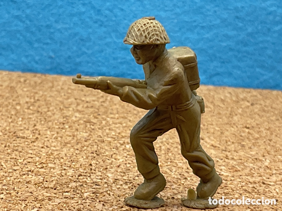 Figuras de Goma y PVC: ANTIGUA FIGURA DE SOLDADO AMERICANO . COLECCION &rdquo; HAZA&Ntilde;AS Y COMBATES &rdquo;. COLECCIONISMO DUNKIN