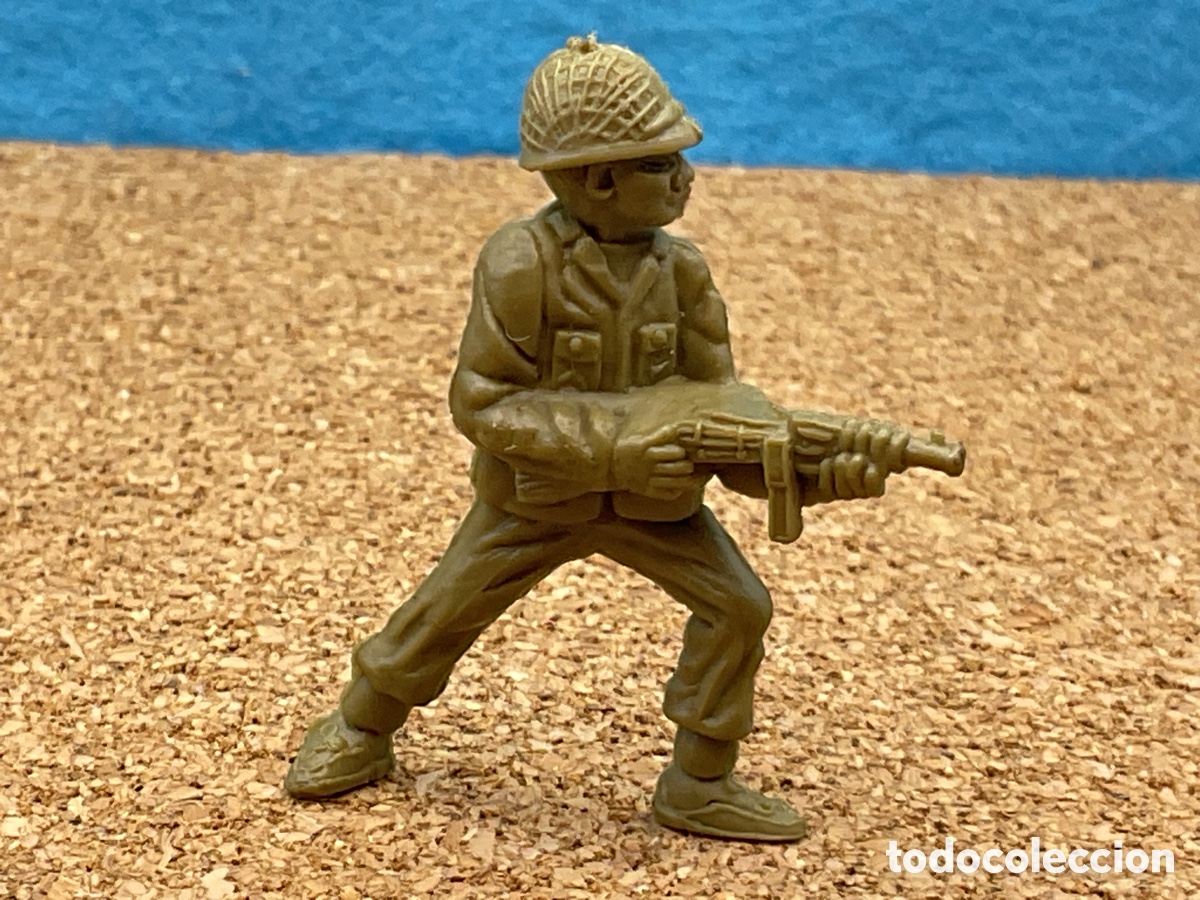 Figuras de Goma y PVC: ANTIGUA FIGURA DE SOLDADO AMERICANO . COLECCION &rdquo; HAZA&Ntilde;AS Y COMBATES &rdquo;. COLECCIONISMO DUNKIN