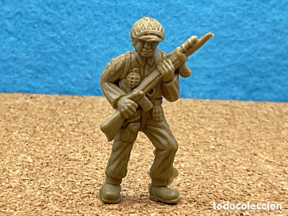 Figuras de Goma y PVC: ANTIGUA FIGURA DE SOLDADO AMERICANO . COLECCION &rdquo; HAZA&Ntilde;AS Y COMBATES &rdquo;. COLECCIONISMO DUNKIN