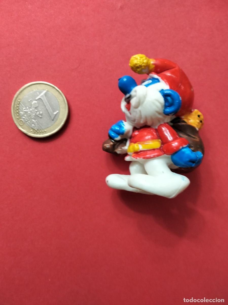 Figuras de Goma y PVC: Figura PVC Pitufo Papa Noel