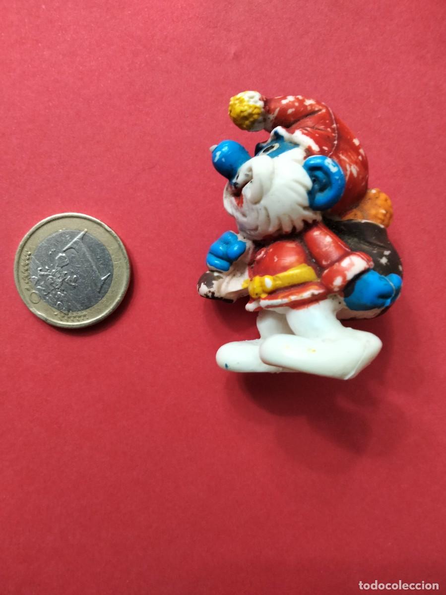 Figuras de Goma y PVC: Figura PVC Pitufo Papa Noel
