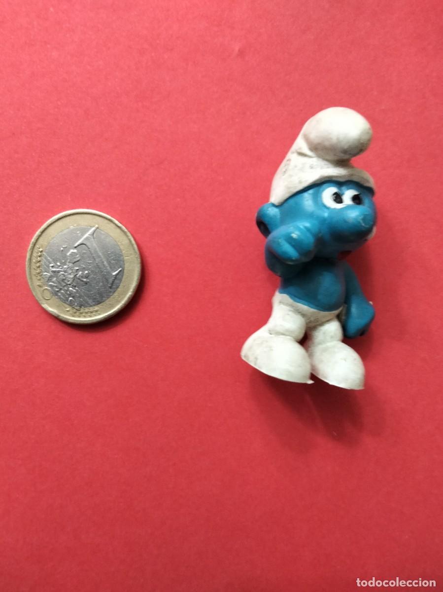 Figuras de Goma y PVC: Figura PVC Pitufo llor&oacute;n