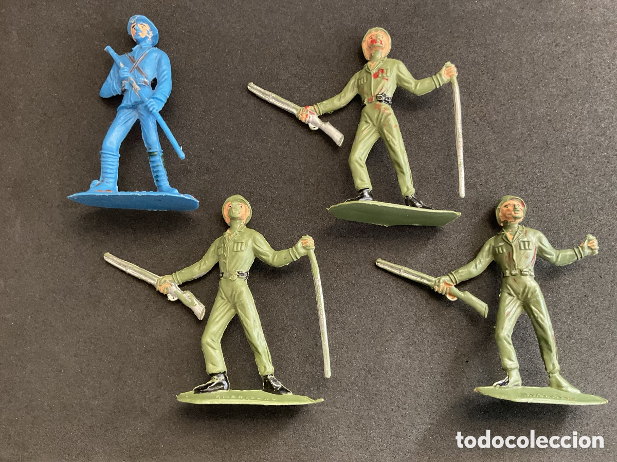 Figuras de Goma y PVC: ANTIGUAS FIGURAS EN PLASTICO. SOLDADOS DEL MUNDO. COMANSI. A&Ntilde;OS 70