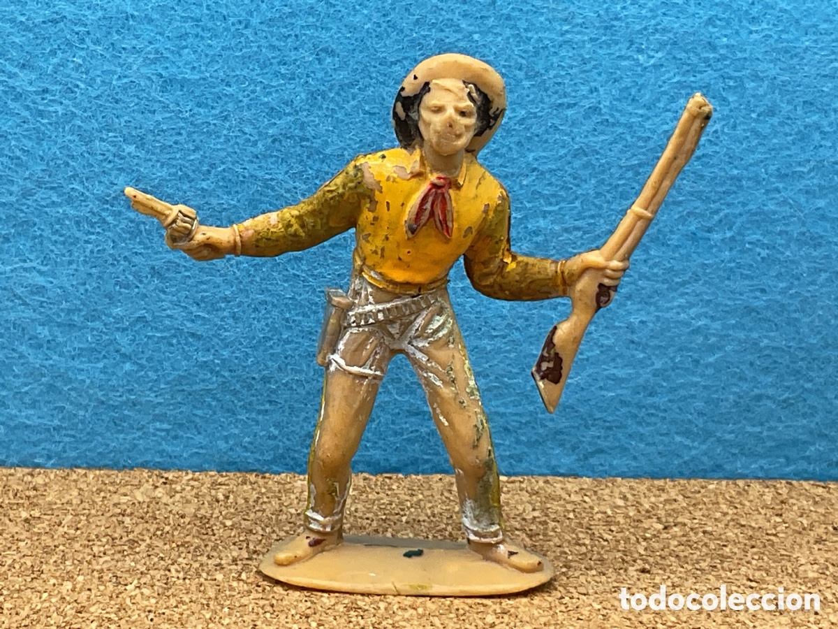 Figuras de Goma y PVC: ANTIGUA FIGURA DEL OESTE EN PLASTICO. COWBOY DE JECSAN.