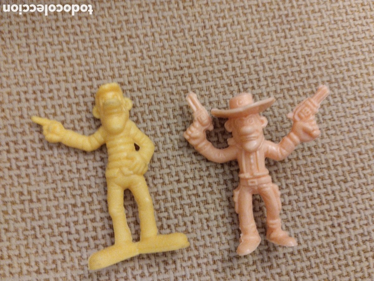 Figuras de Goma y PVC: Lote figuras Lucky luke