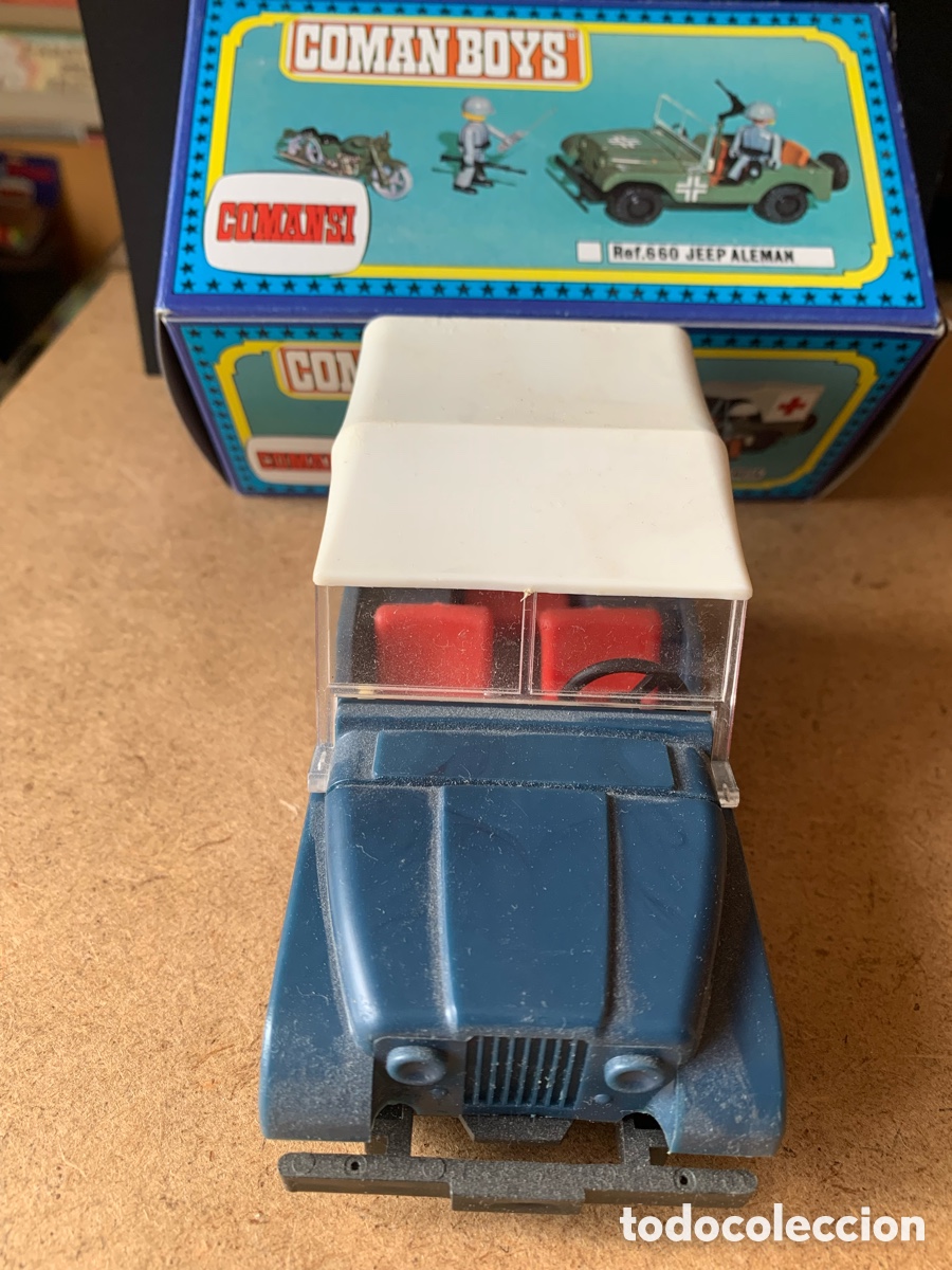 Figuras de goma y PVC: JEEP DE LOS COMANBOYS. DE COMANSI. CAJA ORIGINAL. - Foto 2