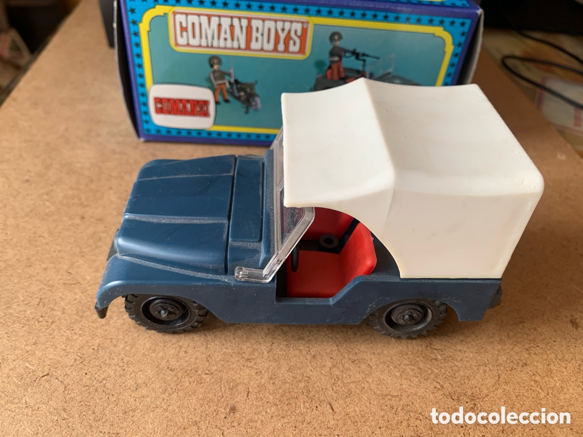 Figuras de goma y PVC: JEEP DE LOS COMANBOYS. DE COMANSI. CAJA ORIGINAL. - Foto 4