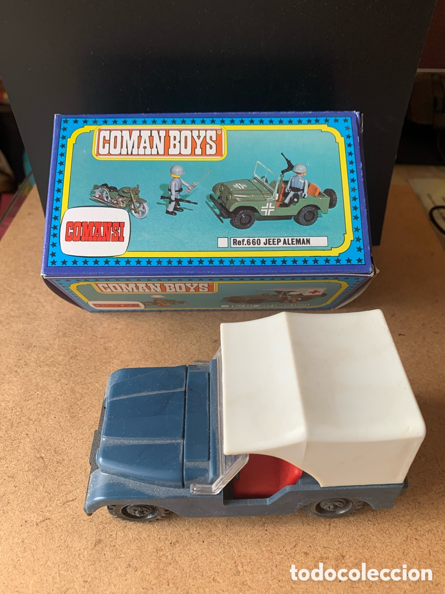 Figuras de Goma y PVC: JEEP DE LOS COMANBOYS. DE COMANSI. CAJA ORIGINAL.