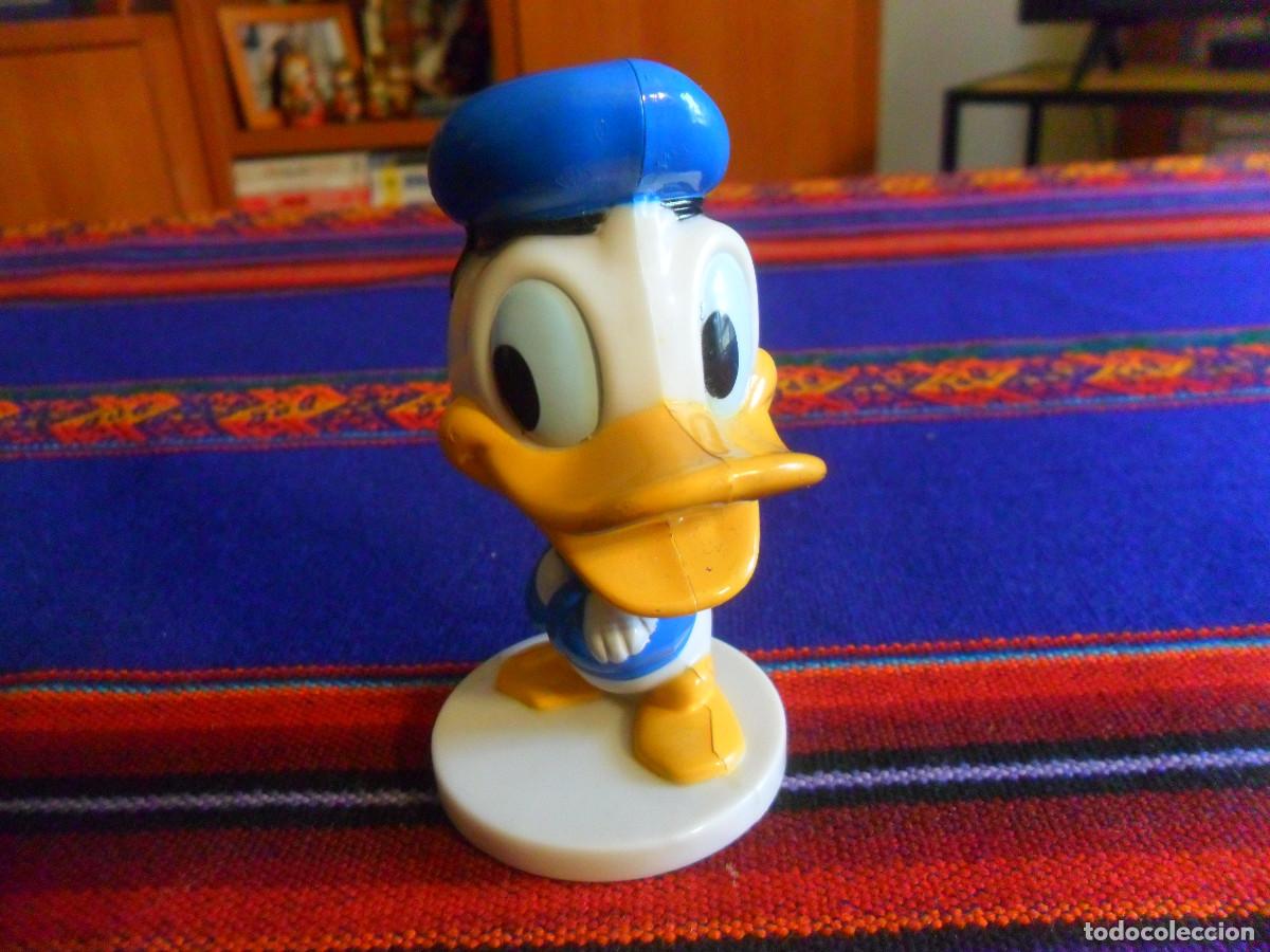 Figurines en Caoutchouc et PVC: WALT DISNEY 2 FIGURAS PL&Aacute;STICO PATO DONALD CON BRAZOS PATAS M&Oacute;VILES, CABEZ&Oacute;N KELLOGG KELLOGG'S