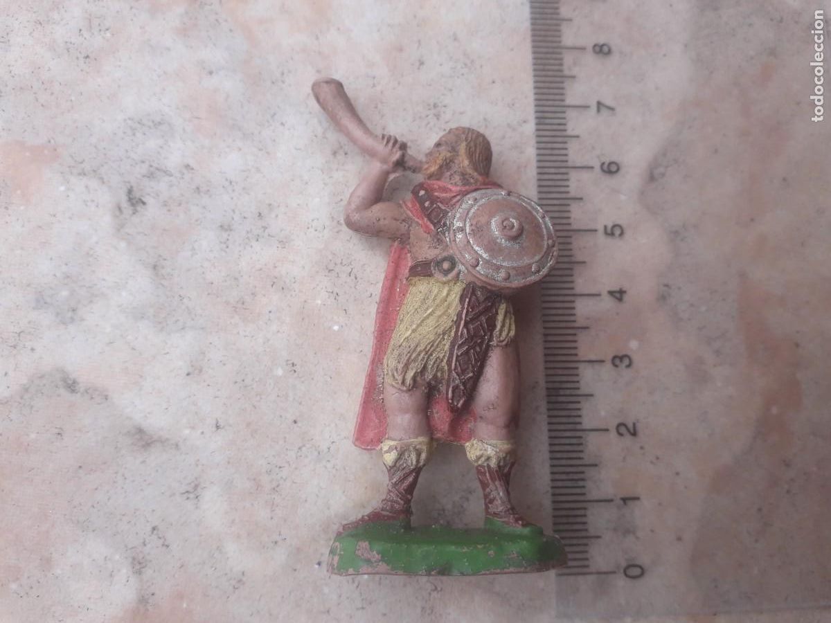 Figuras de Goma y PVC: antigua figura de un vikingo pech reamsa jecsan......etc