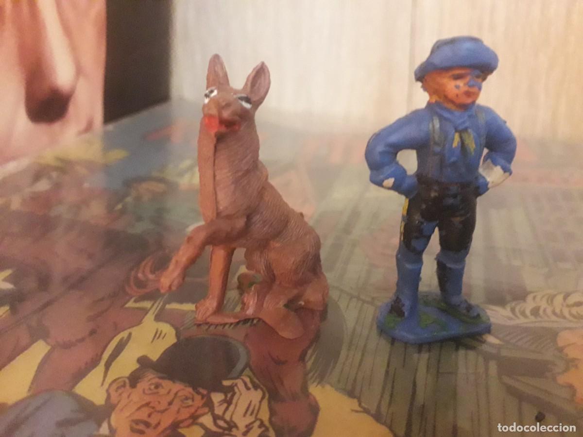 Figuras de Goma y PVC: antigua figura de rin tin tin y el cabo rusty pech reamsa jecsan o similar